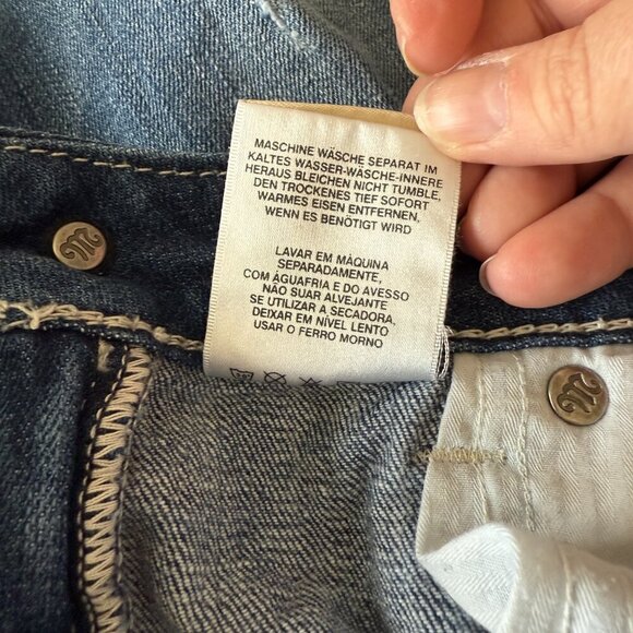 Women's 30 Miss Me Sunny Skinny Distressed Denim Jeans Low Rise Medium Wash - Picture 10 of 11